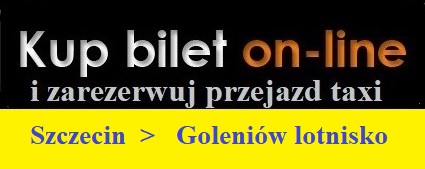 Goleniow airport Goleniow transfery do Szczecina z lotniska w Goleniowe